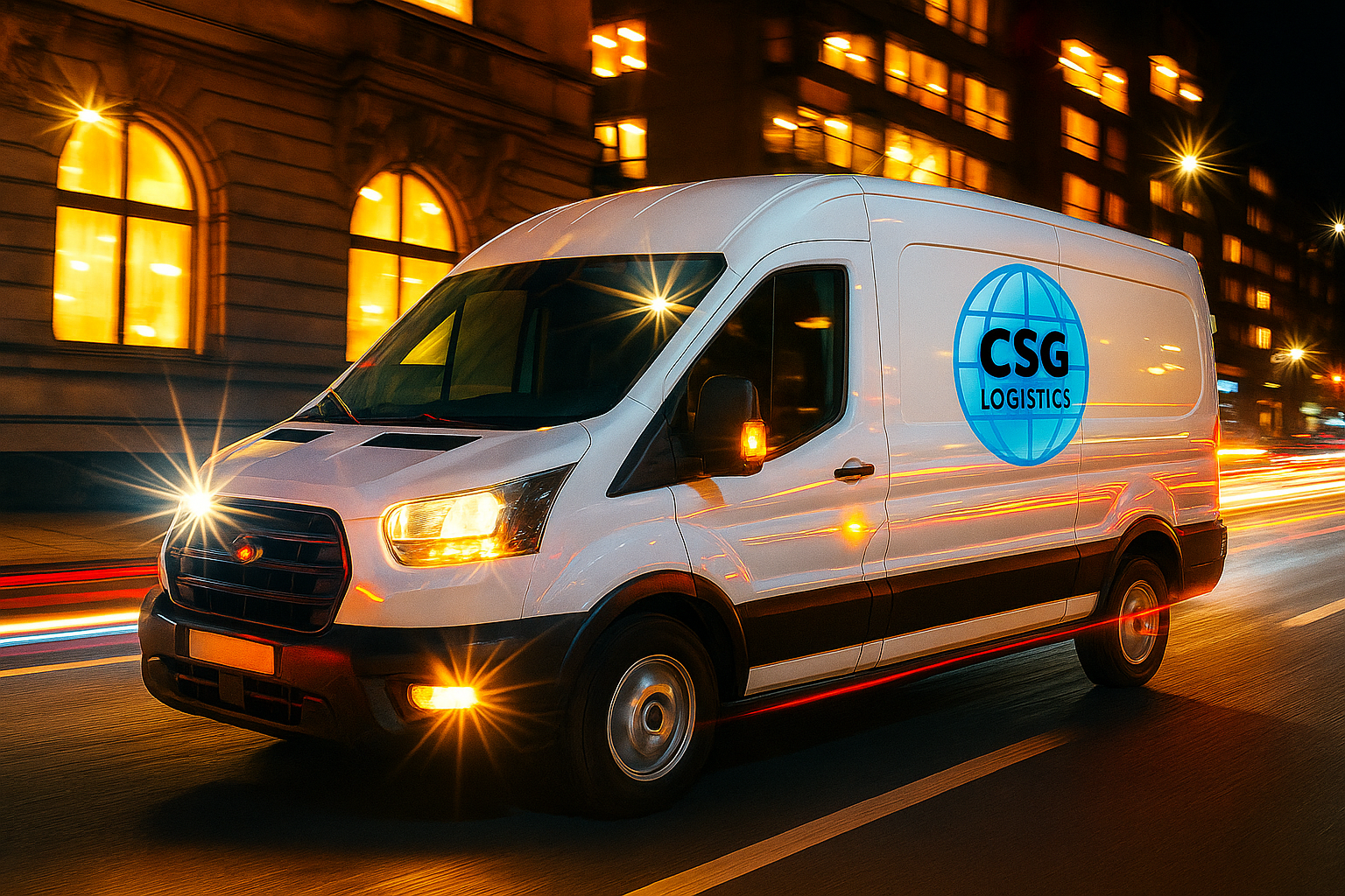 Clock representing express deliveries