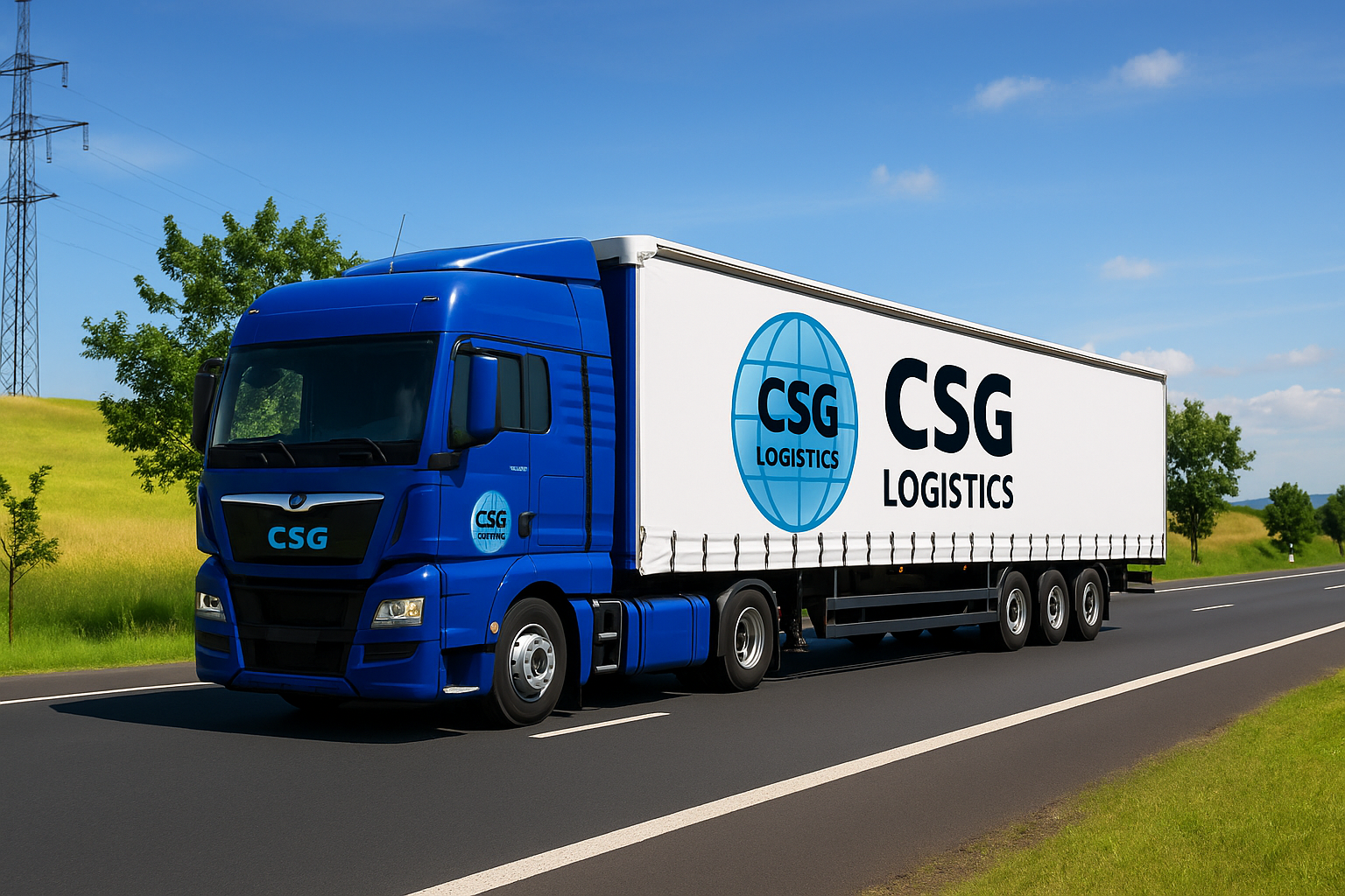 Truck representing UK domestic transport